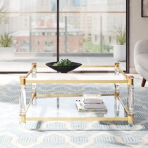 Wayfair acrylic coffee deals table